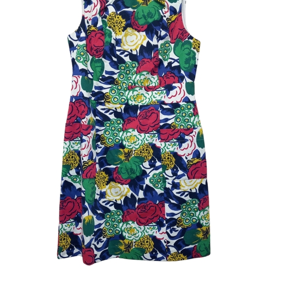 Boden Retro Pocket Floral Print Sheath Dress Size 8 - Picture 13 of 16